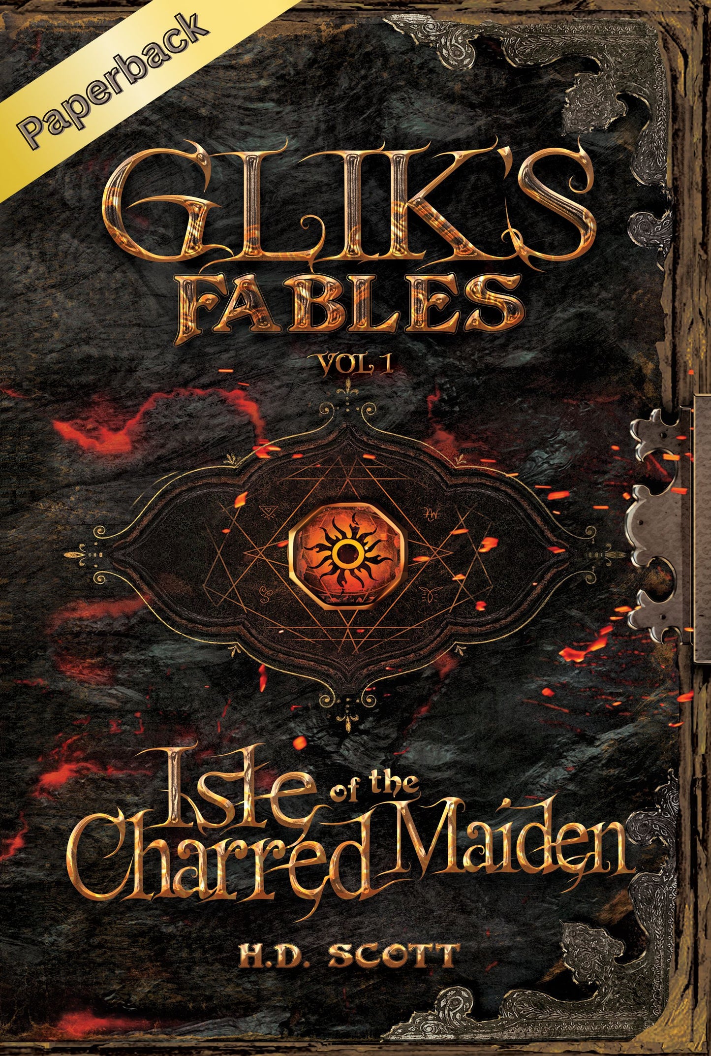 Glik's Fables Volume 1: Isle of the Charred Maiden (ebook, signed paperback, or signed hardback)