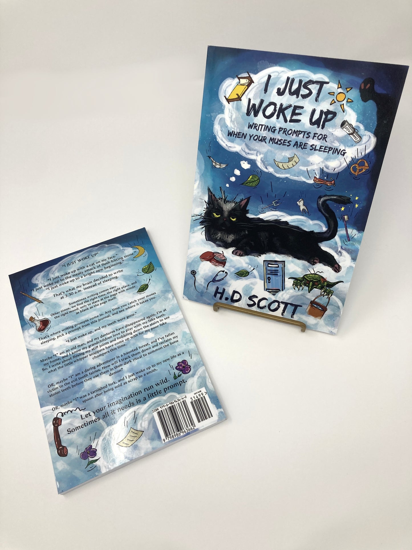 I Just Woke Up: Writing Prompts For When Your Muses Are Sleeping (signed paperback)