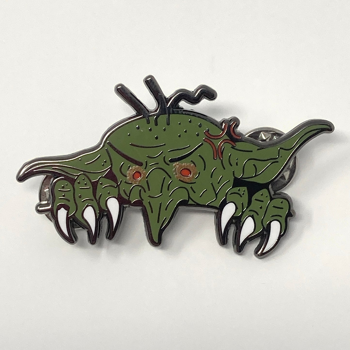 Goblin enamel pin, 2 inch wide