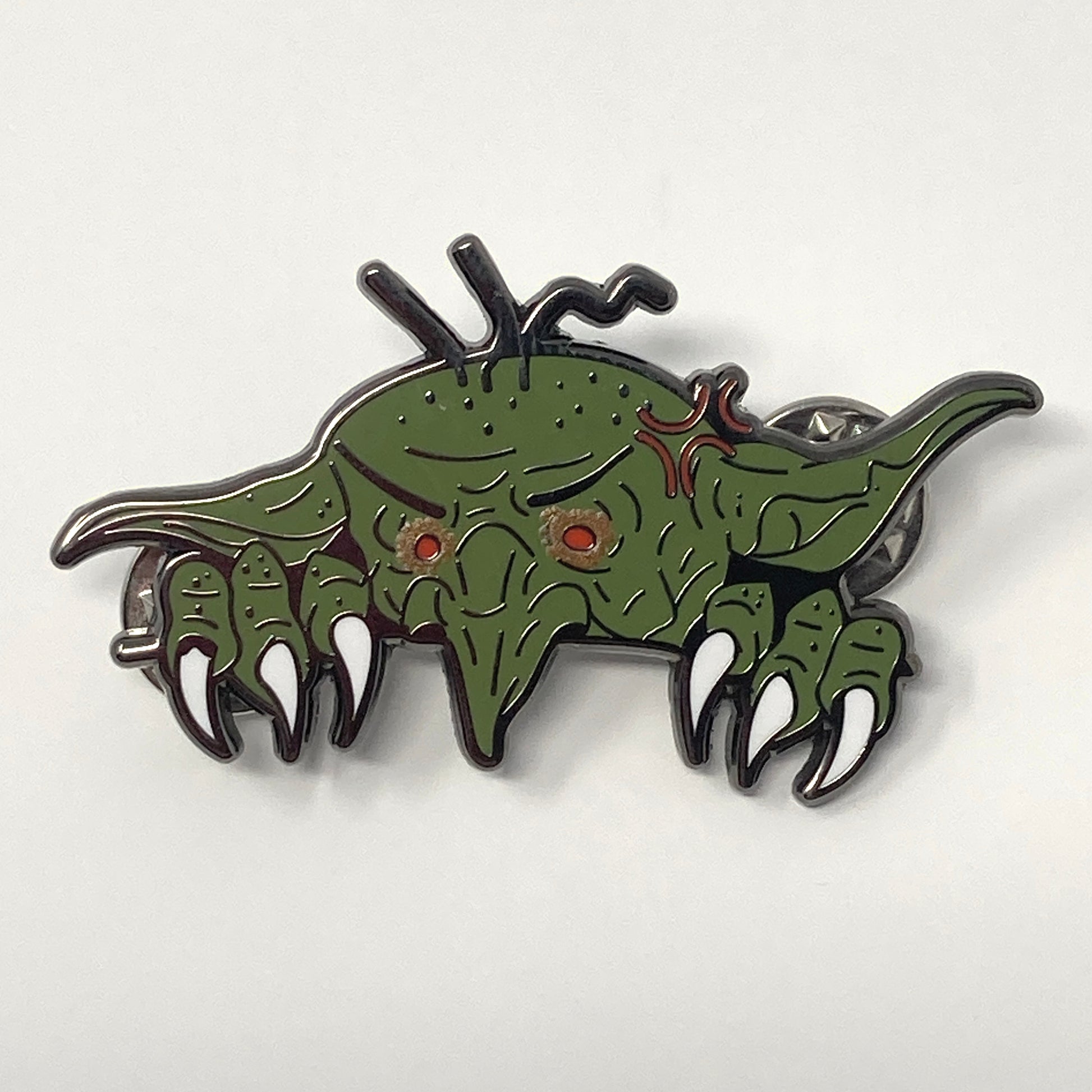 Goblin enamel pin, 2 inch wide